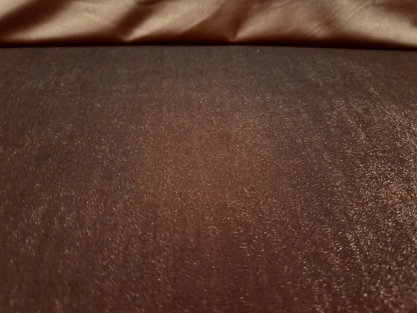 Spandex velvet stretch dress fabric, per metre - plain - chocolate brown