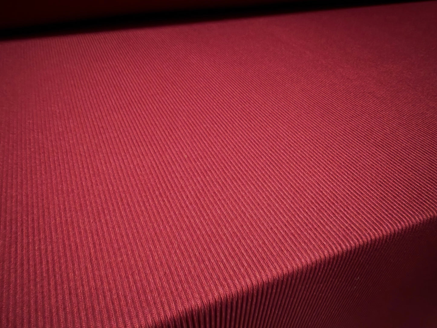 Fine stretch spandex rib jersey fabric, per metre - plain - Beaujolais wine