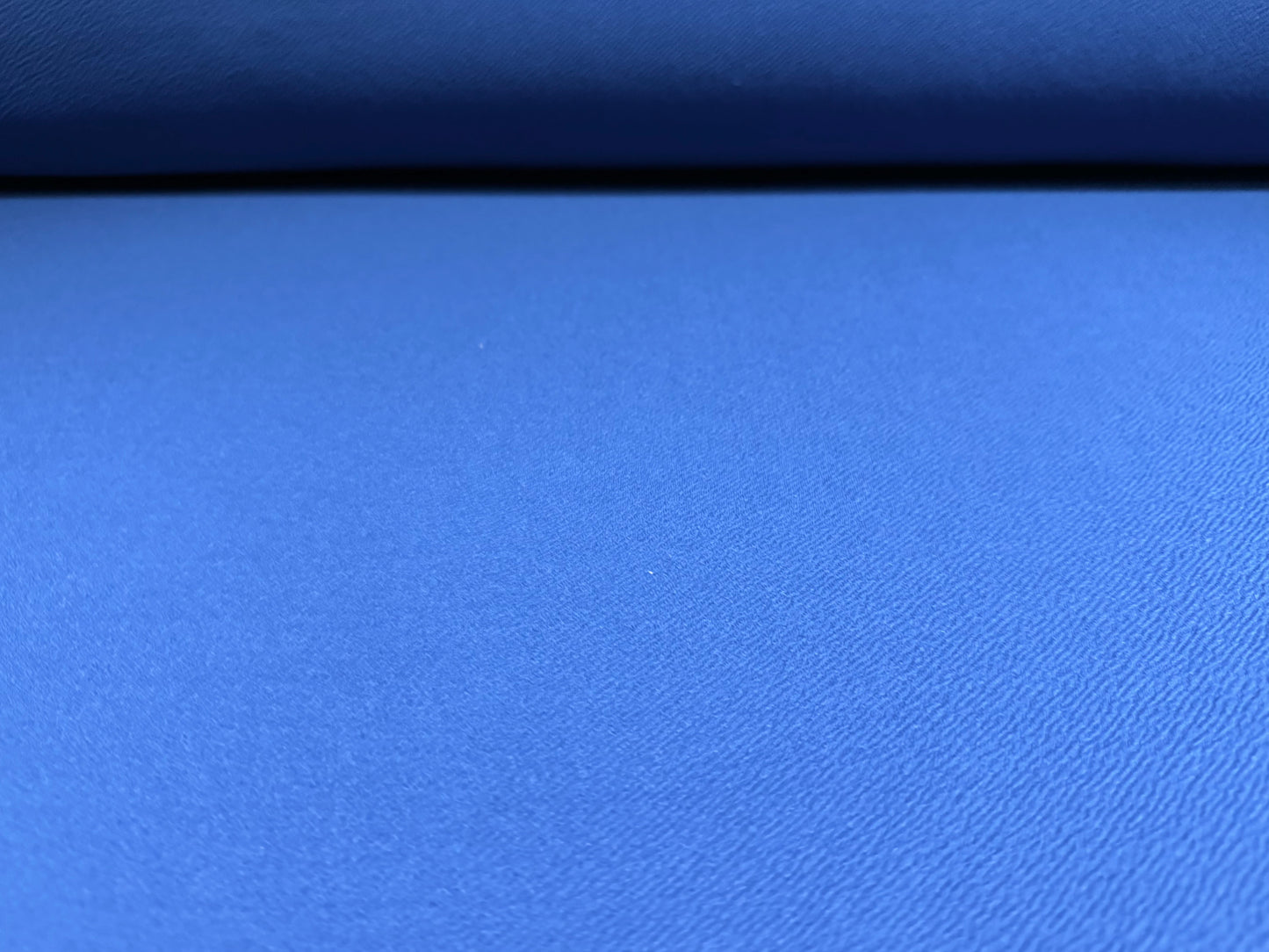 Waterfall textured scuba stretch double jersey fabric, per metre - plain - royal blue