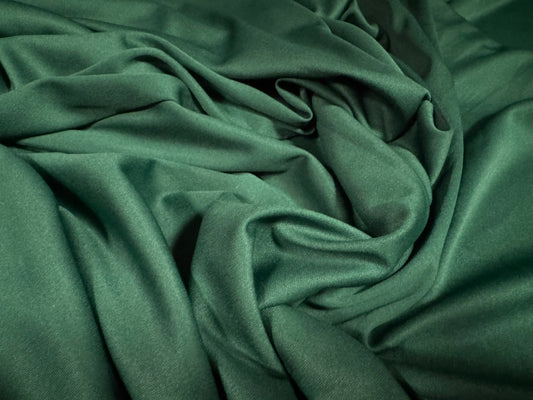 Single Jersey fashion fabric, per metre - plain - hunter green