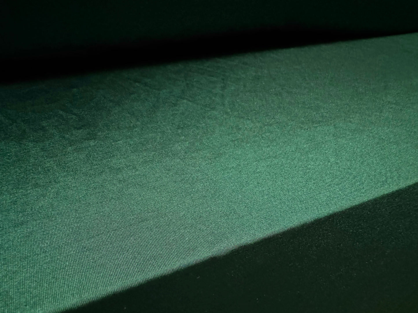 Soft touch spandex stretch jersey dress fabric, per metre - plain - dark green