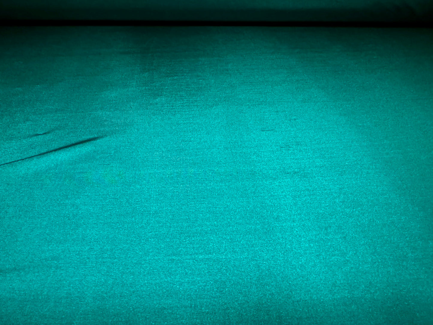 Disco shimmer stretch spandex jersey fabric, per metre - plain - jade green