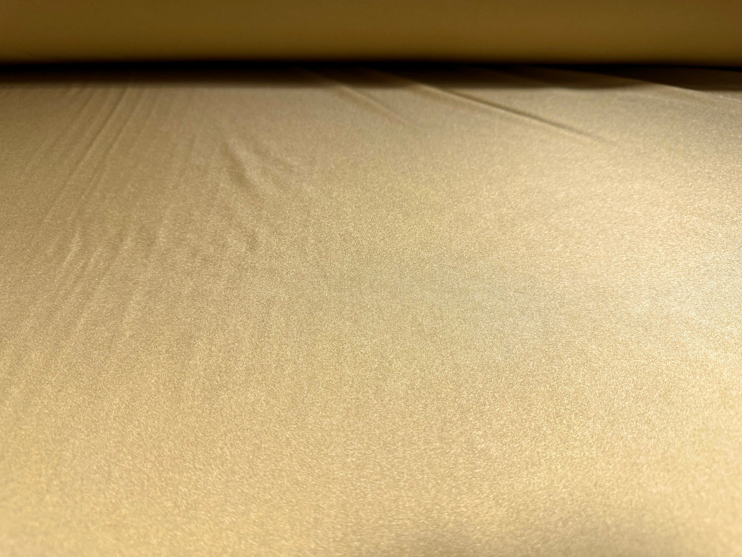 Swimwear stretch spandex jersey fabric, per metre - plain - light gold