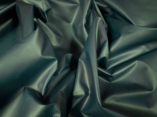 Coated nylon fabric, per metre - plain - dark teal
