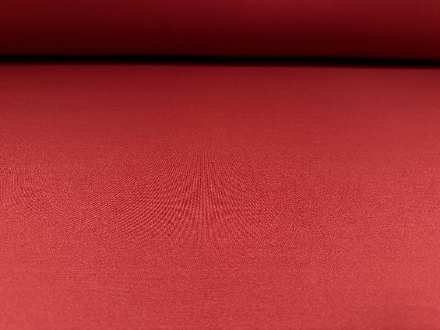 Scuba stretch double jersey fabric, per metre - plain - brick red