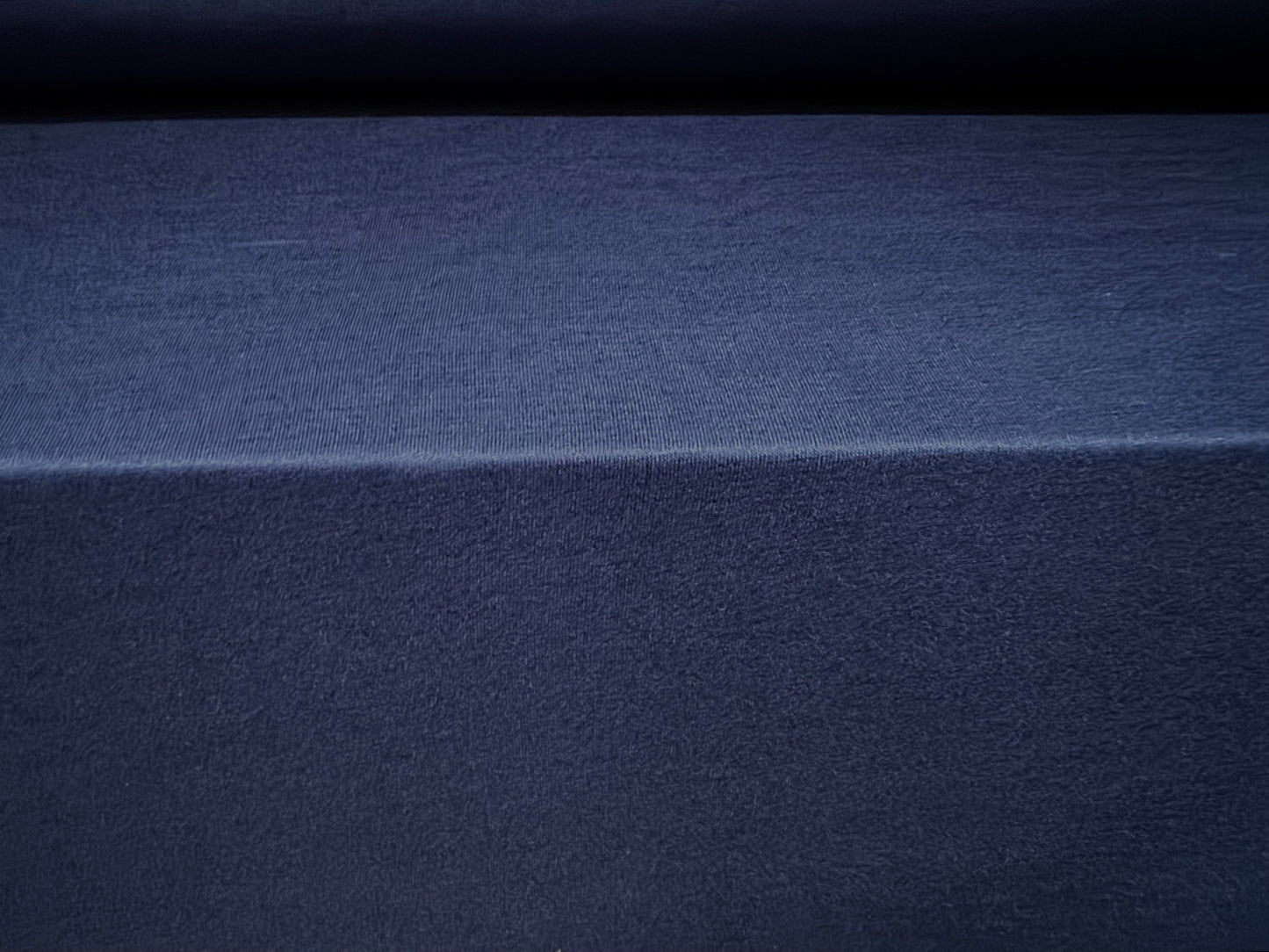 Viscose spandex stretch single jersey fabric, per metre - plain - petrol blue