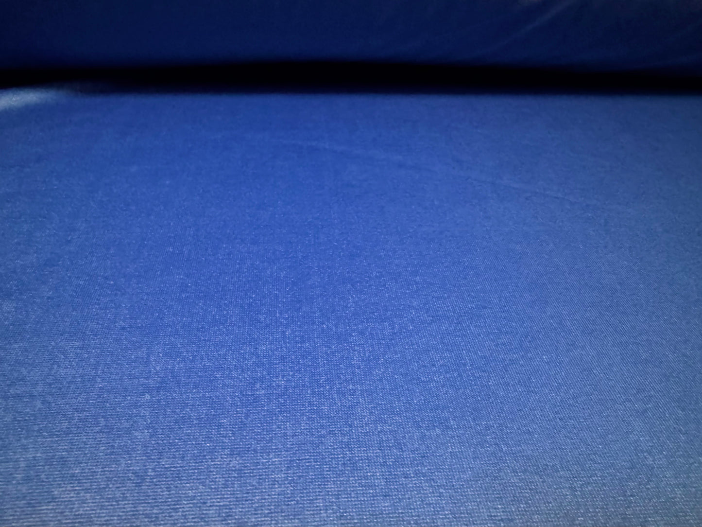 P.U. coated stretch spandex ciré wet look jersey fabric, per metre - plain - Royal Blue