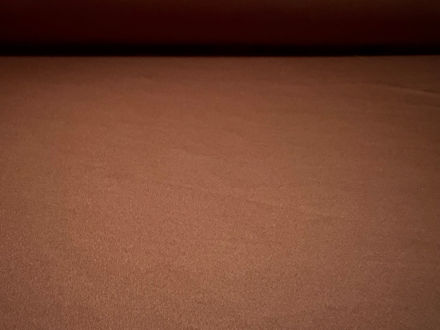 Single jersey fashion fabric, per metre - plain - russet brown