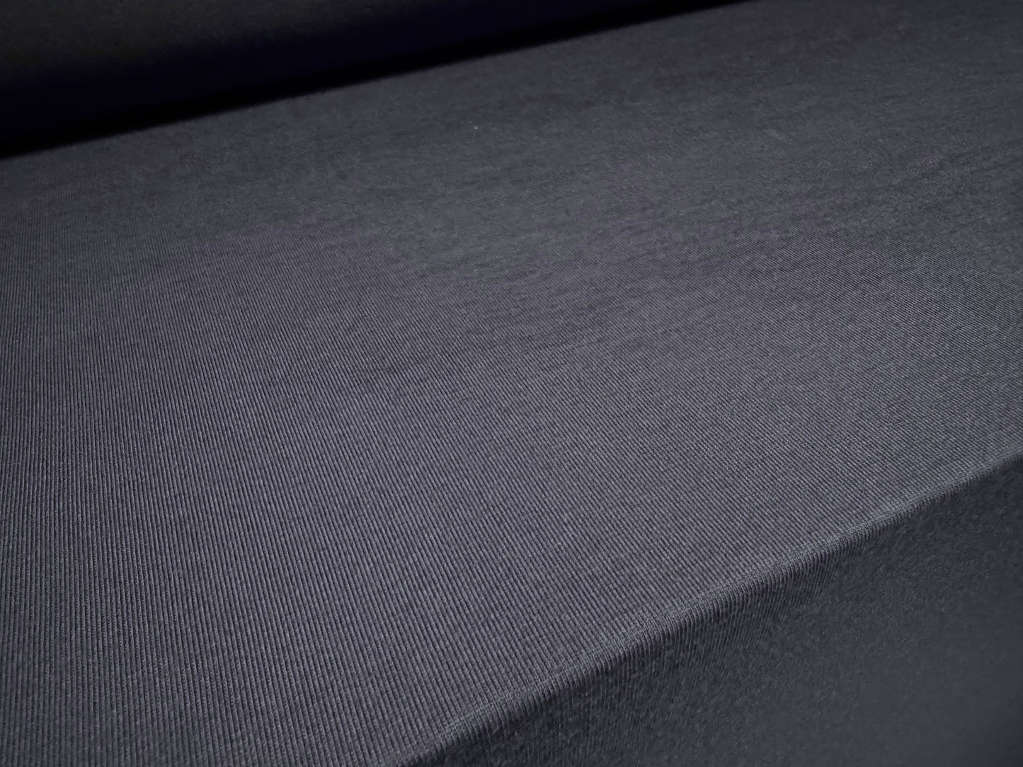 Super soft viscose spandex stretch single jersey fabric, per metre - plain - marine blue