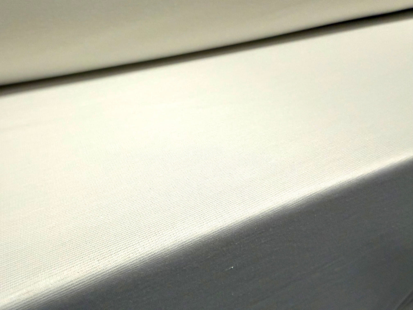 Ponte Roma stretch spandex double jersey fabric, per metre - plain - ivory