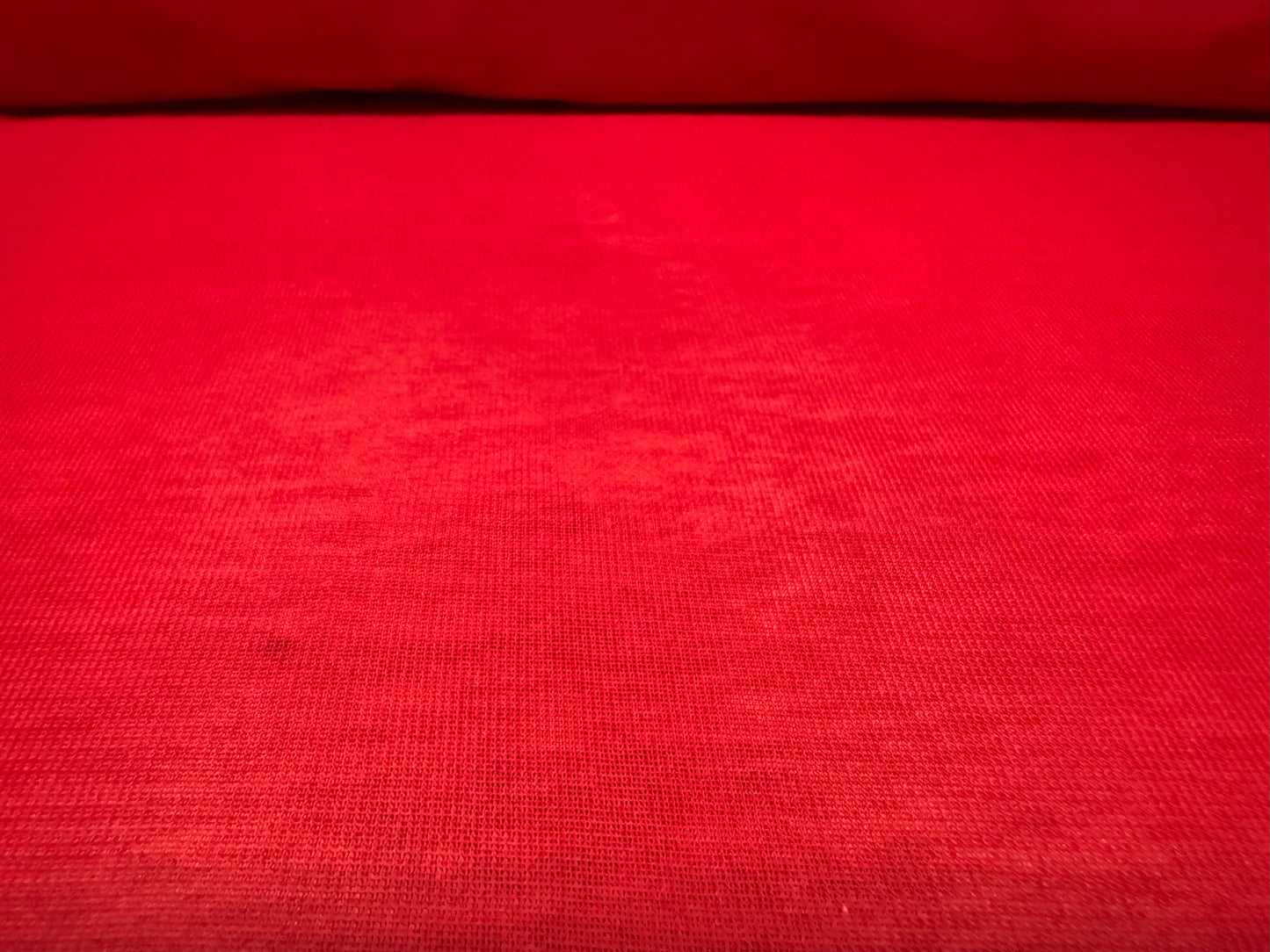 Chiffon jersey fabric, per metre - plain - red