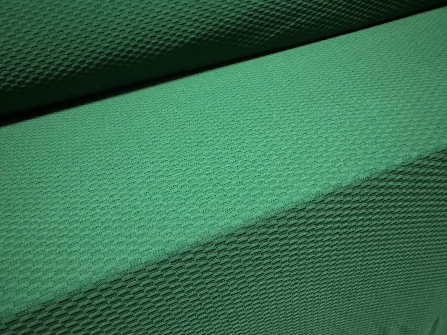 Super Stretch Jersey fabric, per metre - micro jacquard - rainforest green