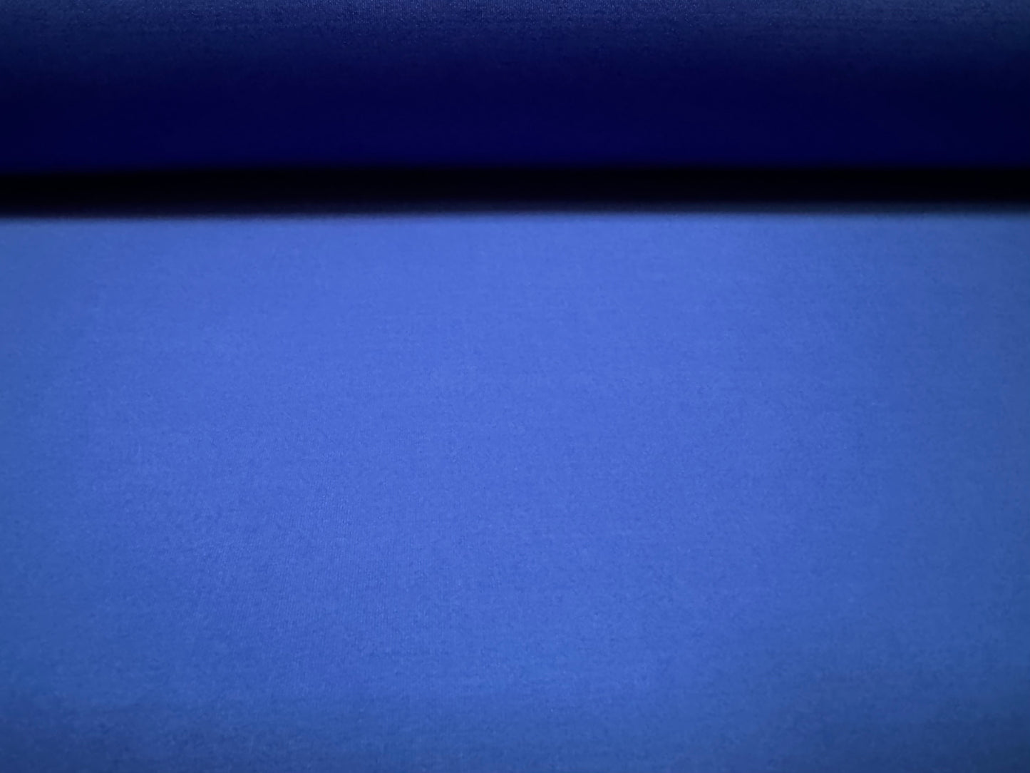 Soft touch spandex stretch jersey dress fabric, per metre - plain - cobalt blue