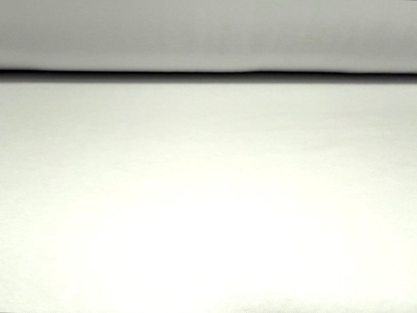 Cotton spandex stretch single jersey fabric, per metre - plain - Optic White