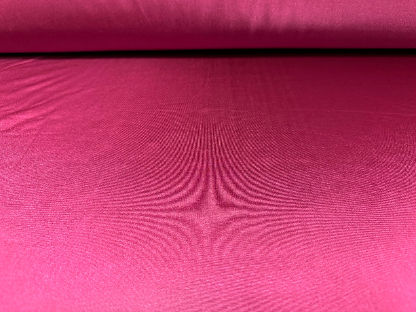 Angelique lightweight stretch sateen jersey fabric, per metre - plain - magenta