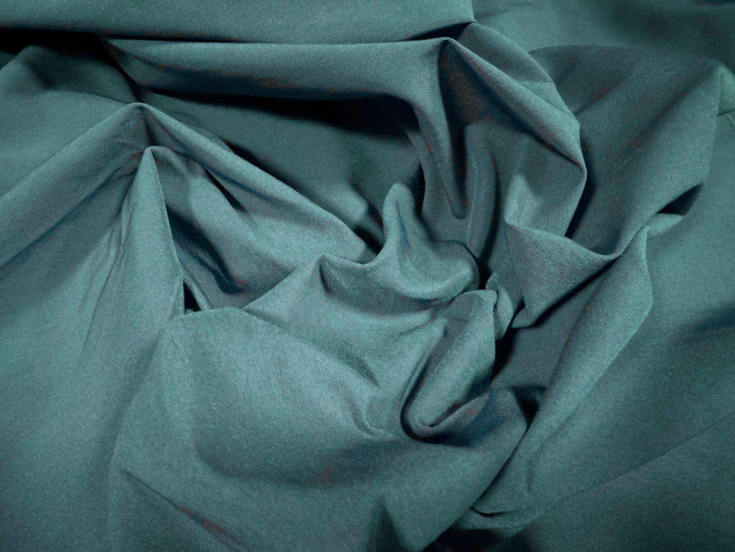 Bengaline stretch woven trouser, skirt fabric per metre - plain - teal