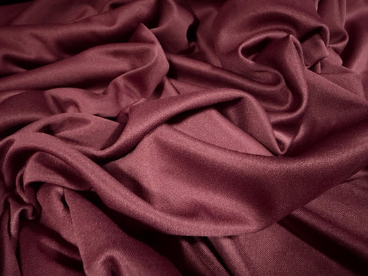 Single Jersey fashion fabric, per metre - plain - mulberry