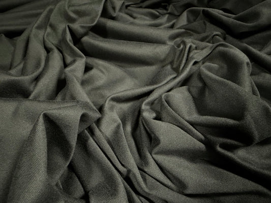 Super soft stretch single jersey fabric, per metre - Bogota - Grey Green