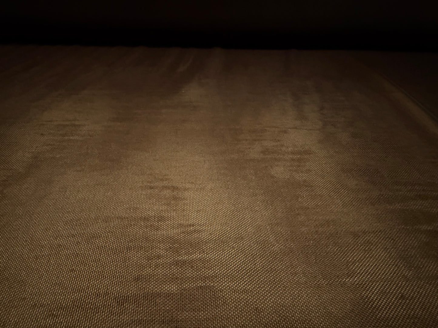 Power mesh net stretch spandex fabric, per metre - plain - dark brown