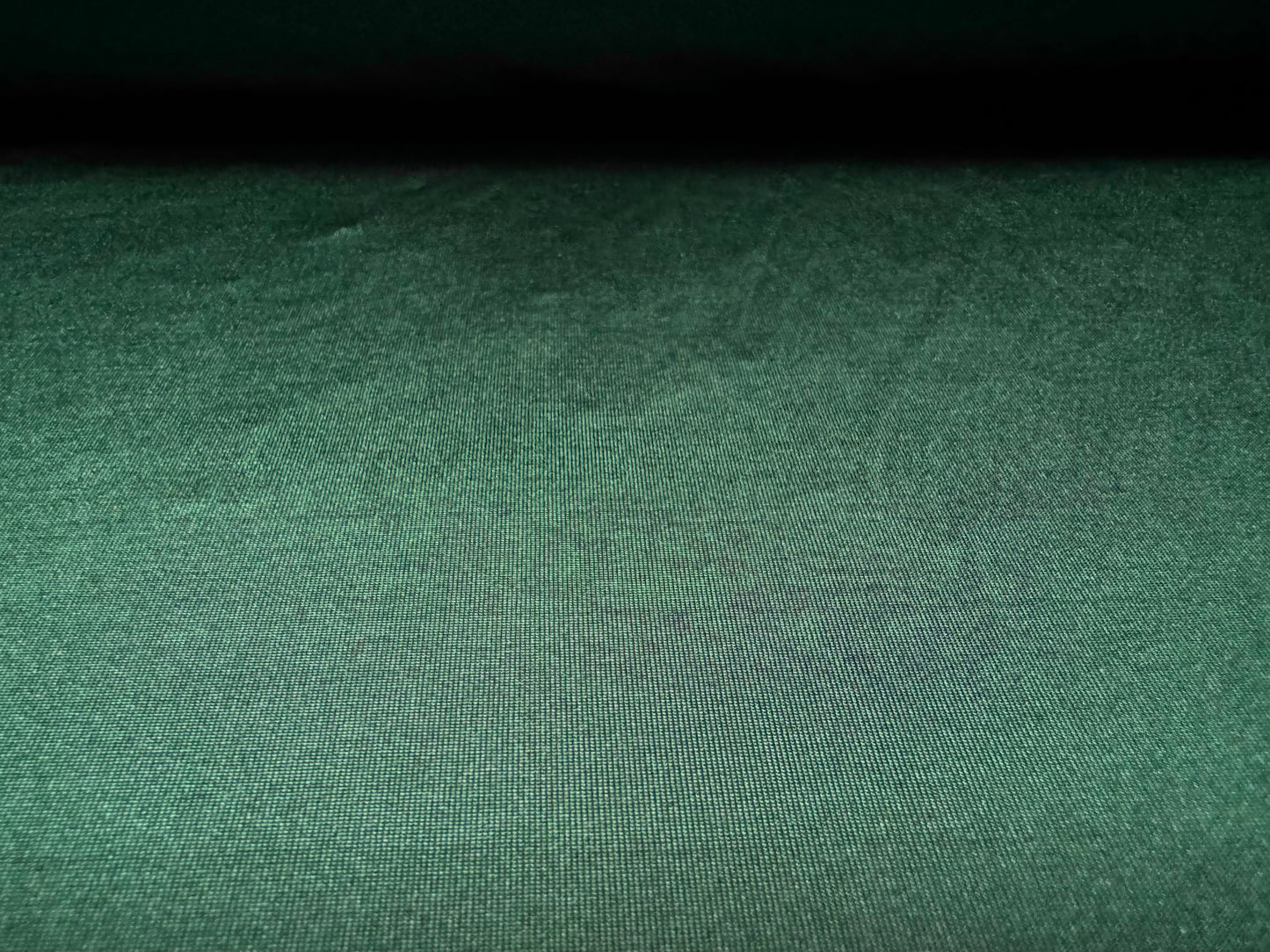 Soft touch spandex stretch jersey dress fabric, per metre - plain - dark green