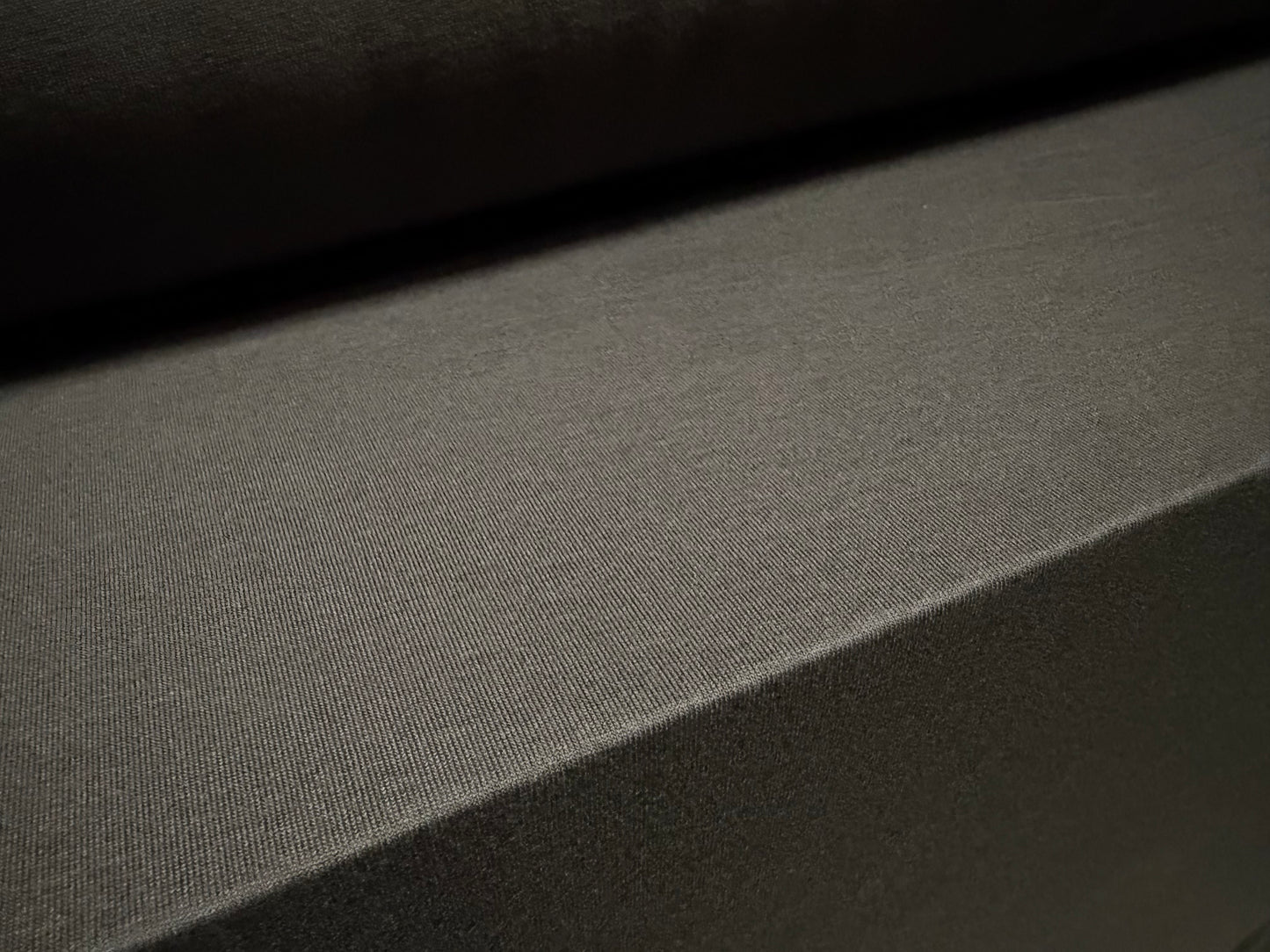 Viscose spandex stretch single jersey fabric, per metre - plain - anthracite