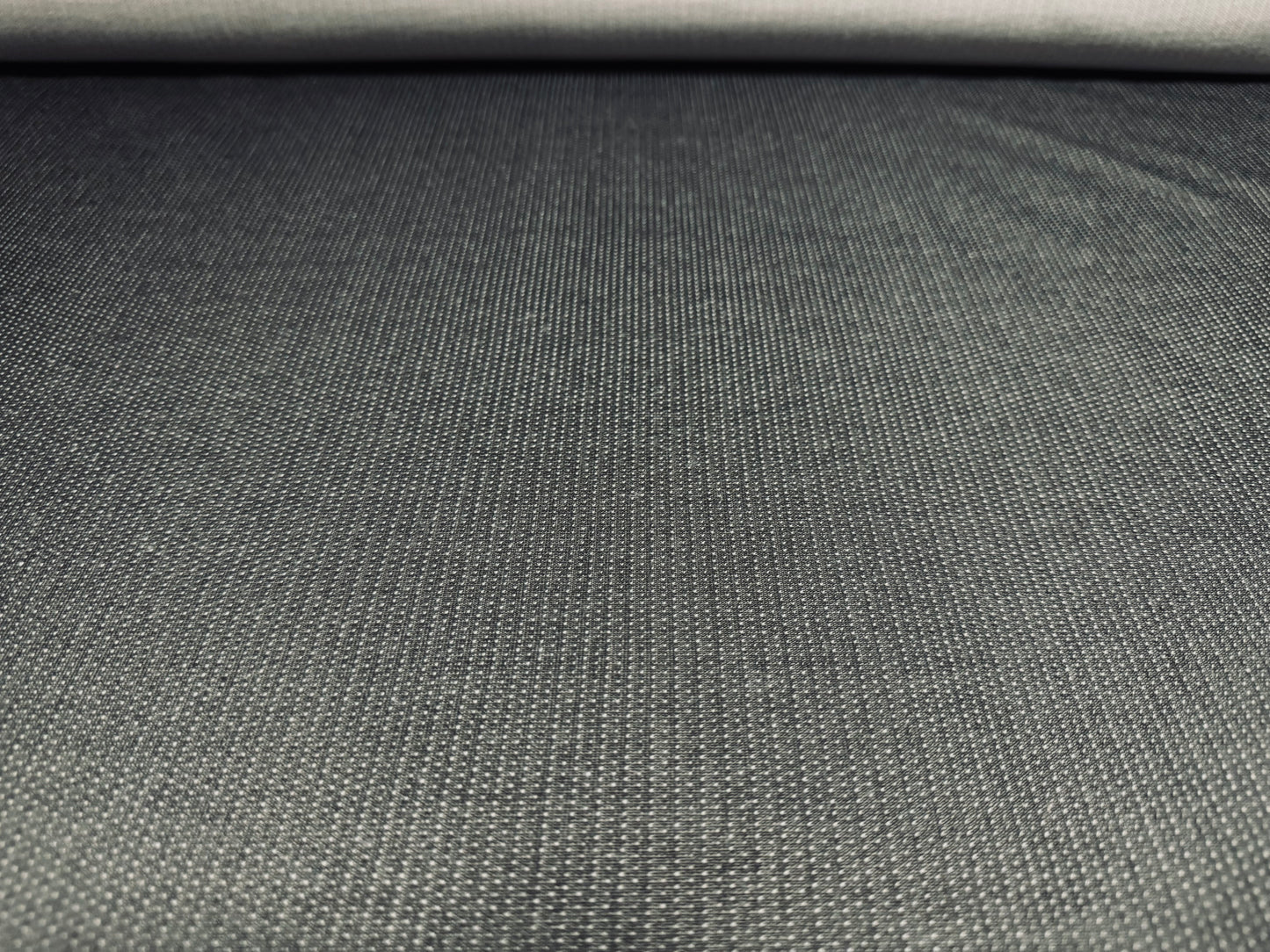 Double jersey knit fabric, per metre - plain - grey