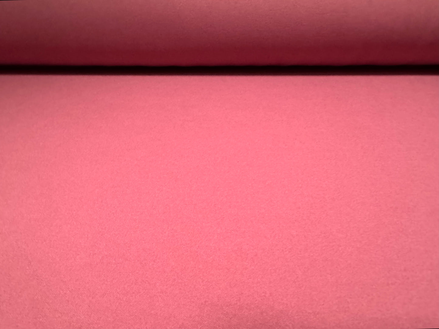 Scuba stretch spandex double jersey fabric, per metre - plain - rouge