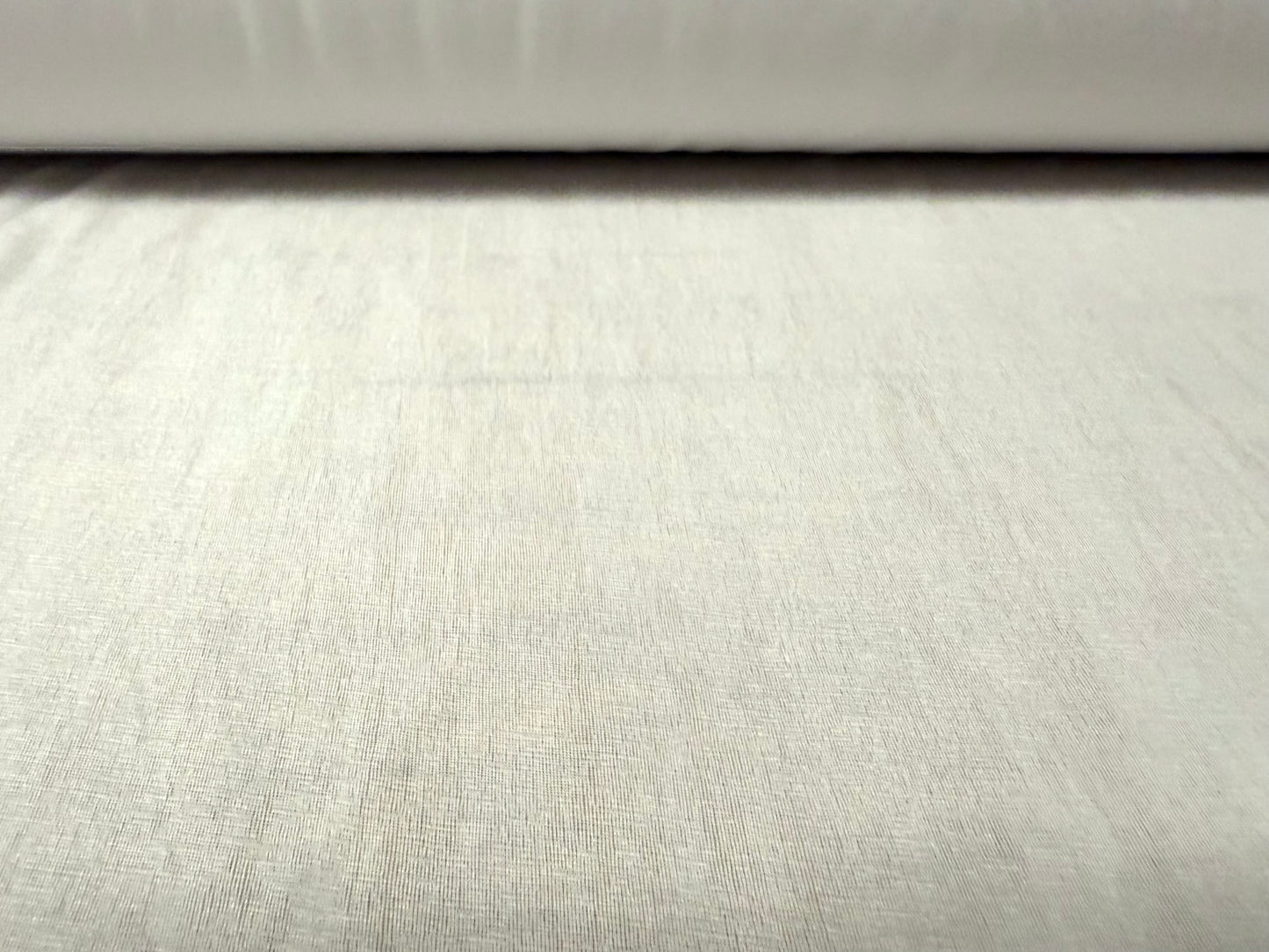 Stretch chiffon jersey fabric, per metre - plain - white