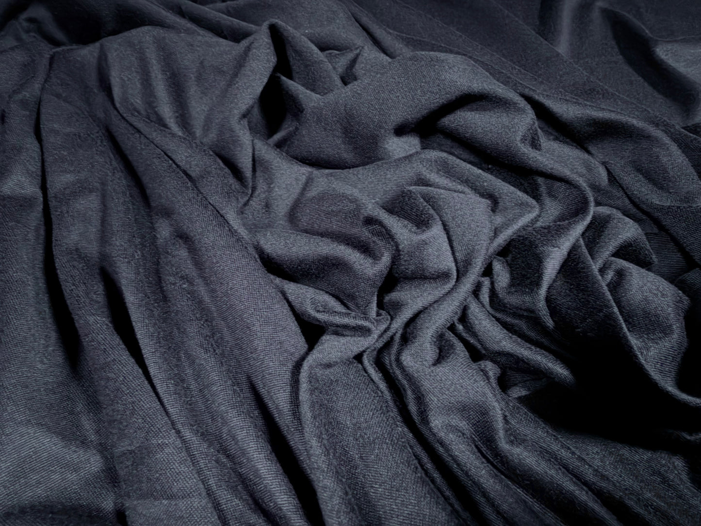 Super stretch soft single jersey fabric, per metre - plain - navy blue