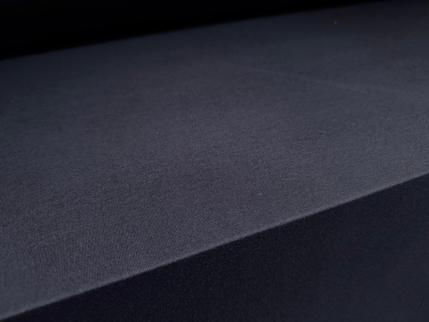 Viscose spandex stretch single jersey fabric, per metre - plain - navy blue