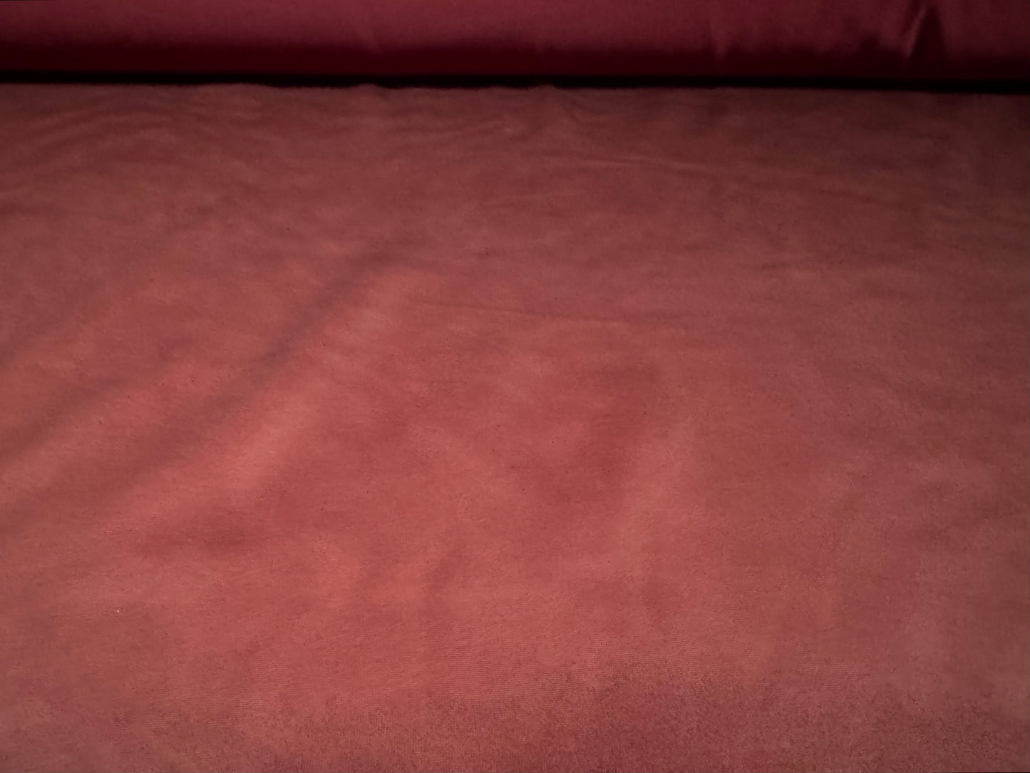 Stretch pvc coated jersey fabric, per metre - plain - wine