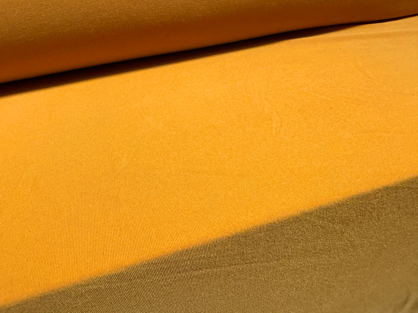 Stretch spandex single Jersey fabric, per metre - plain - mango