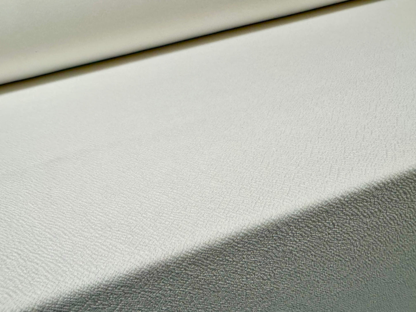 Liverpool textured scuba spandex jersey fabric, per metre - plain - ivory