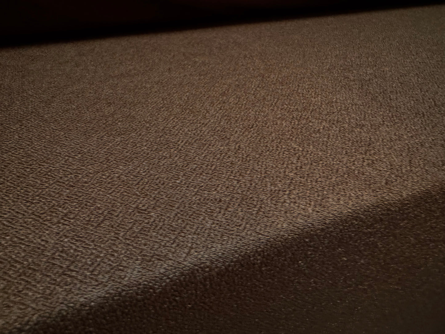 Valentino crepe stretch spandex jersey fabric - per metre - plain - dark brown