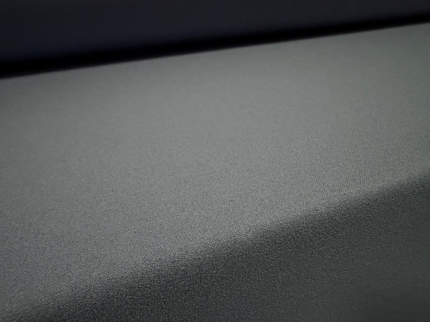 Scuba crepe stretch spandex double jersey fabric, per metre - plain - storm grey