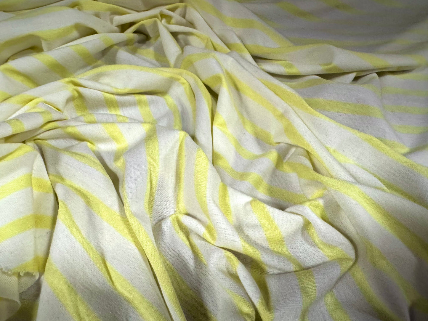 Viscose spandex stretch single jersey fabric, per metre - stripe - Red & white