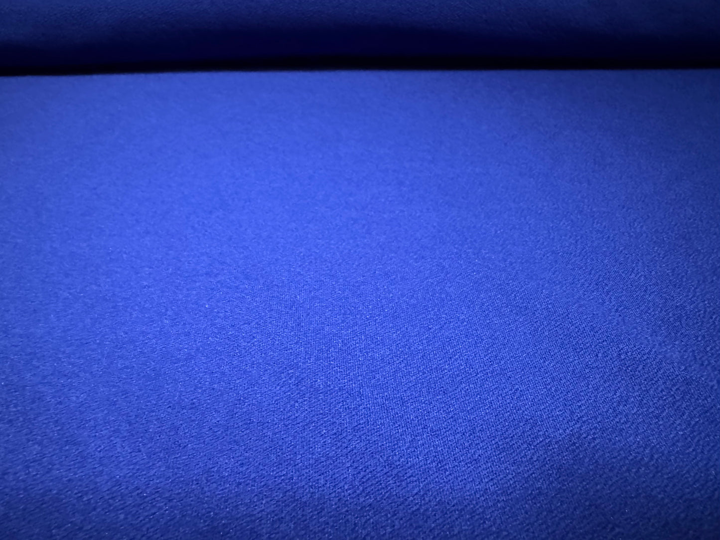 Scuba crepe stretch spandex double jersey fabric, per metre - plain - electric blue