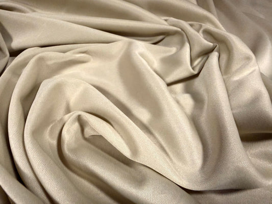 Single Jersey fashion fabric, per metre - plain - putty