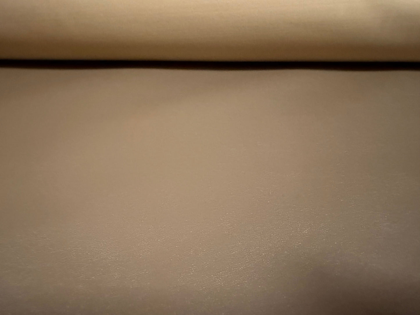 Faux leather pvc coated fabric, per metre - plain - mink