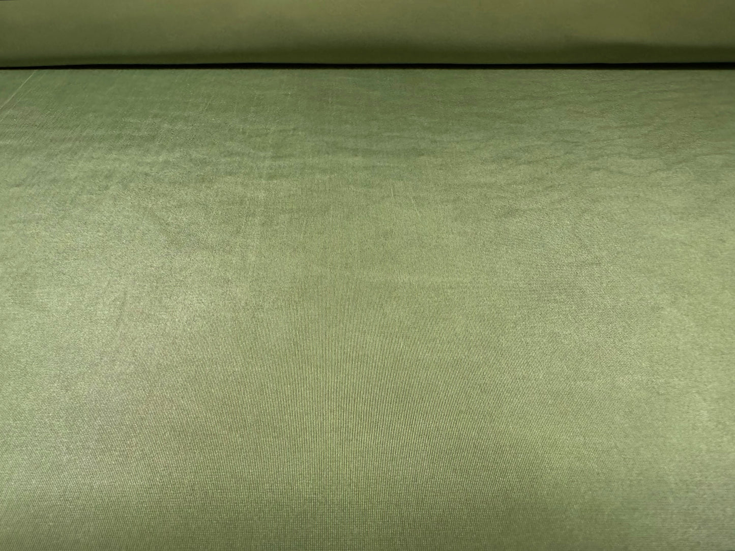 Soft touch stretch spandex single jersey fabric, per metre - plain - wild sage