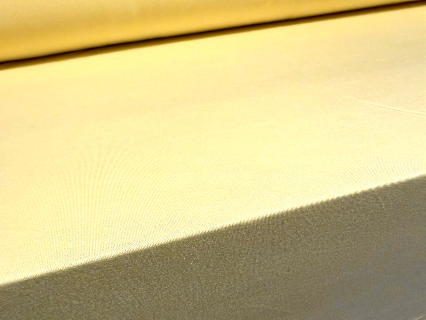 Viscose spandex stretch single jersey fabric, per metre - plain - daffodil yellow