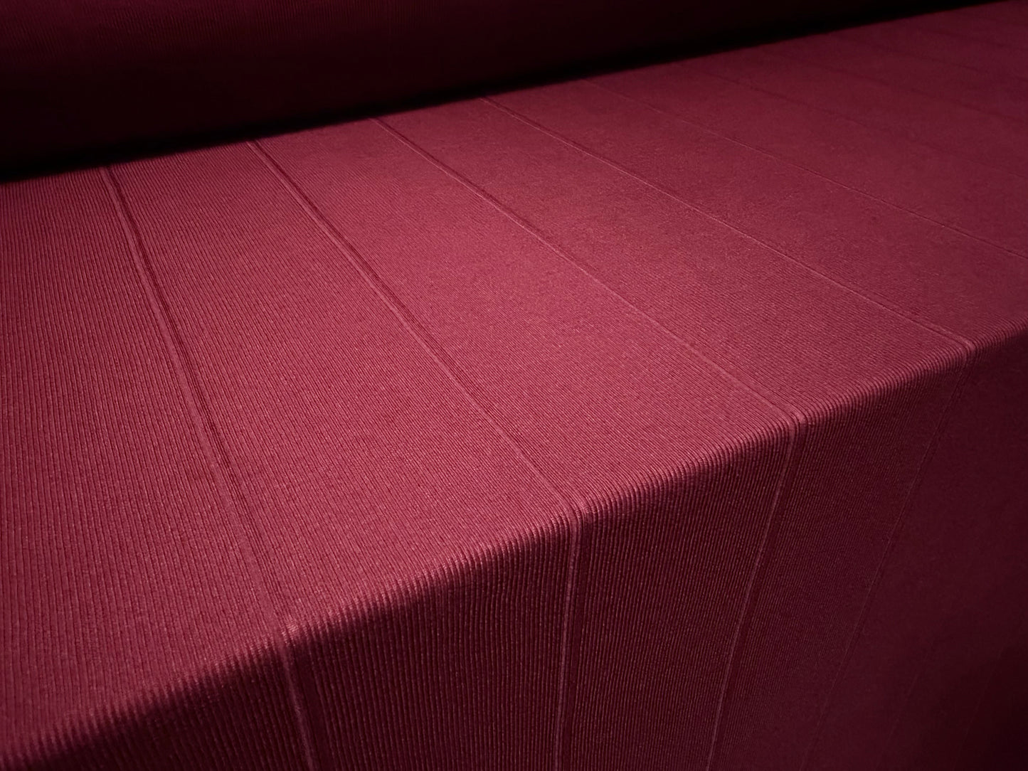 Bandage rib bodycon stretch spandex jersey fabric, per metre - plain - berry