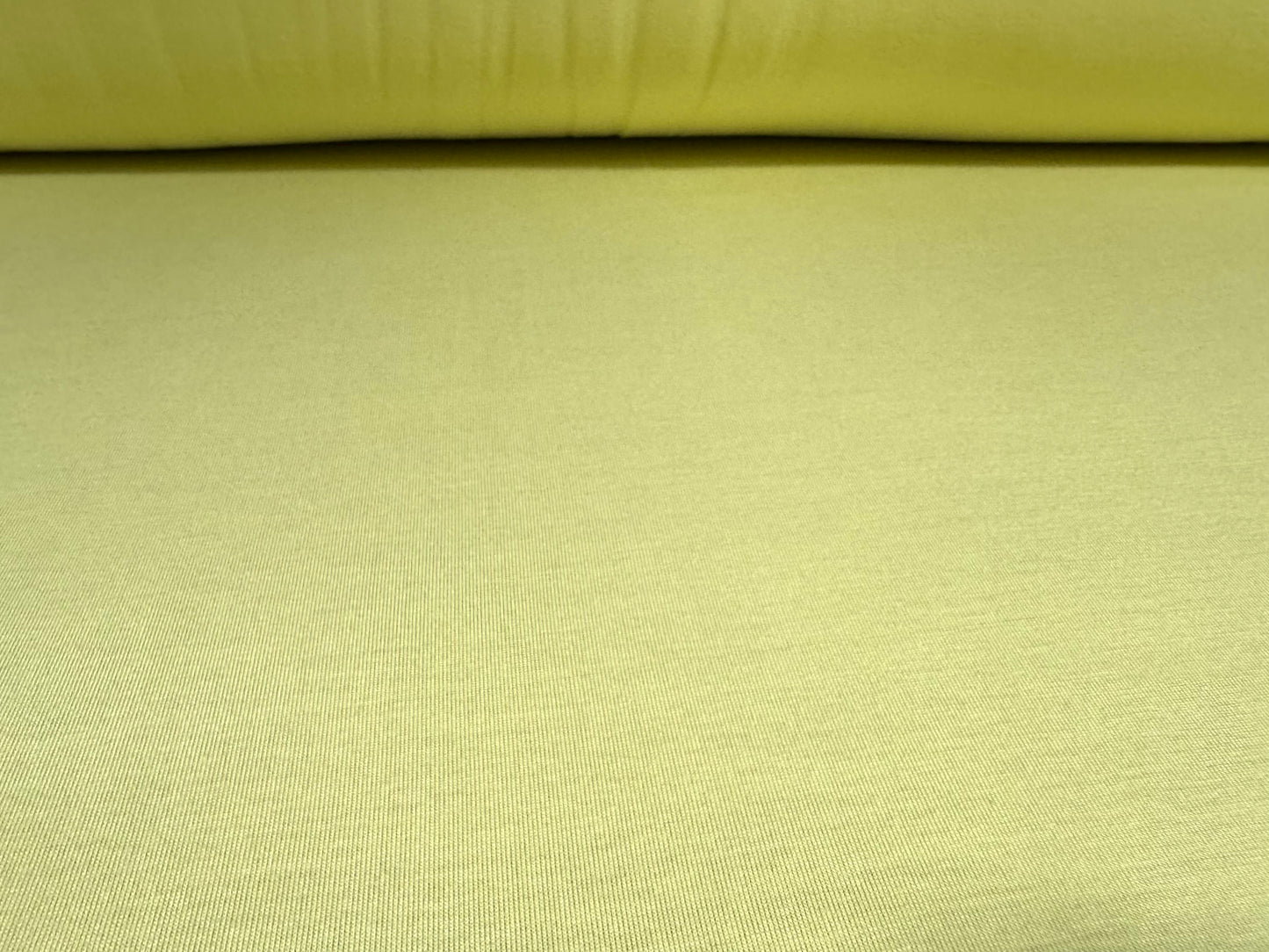 Viscose spandex stretch single jersey fabric, per metre - plain - lemon