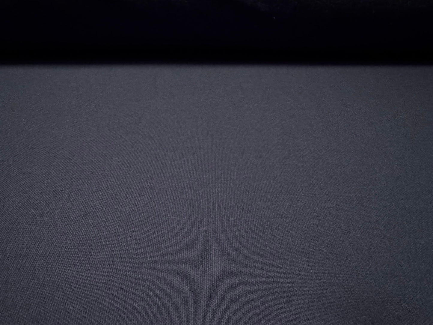 Cotton interlock soft jersey fabric, per metre - plain - navy blue
