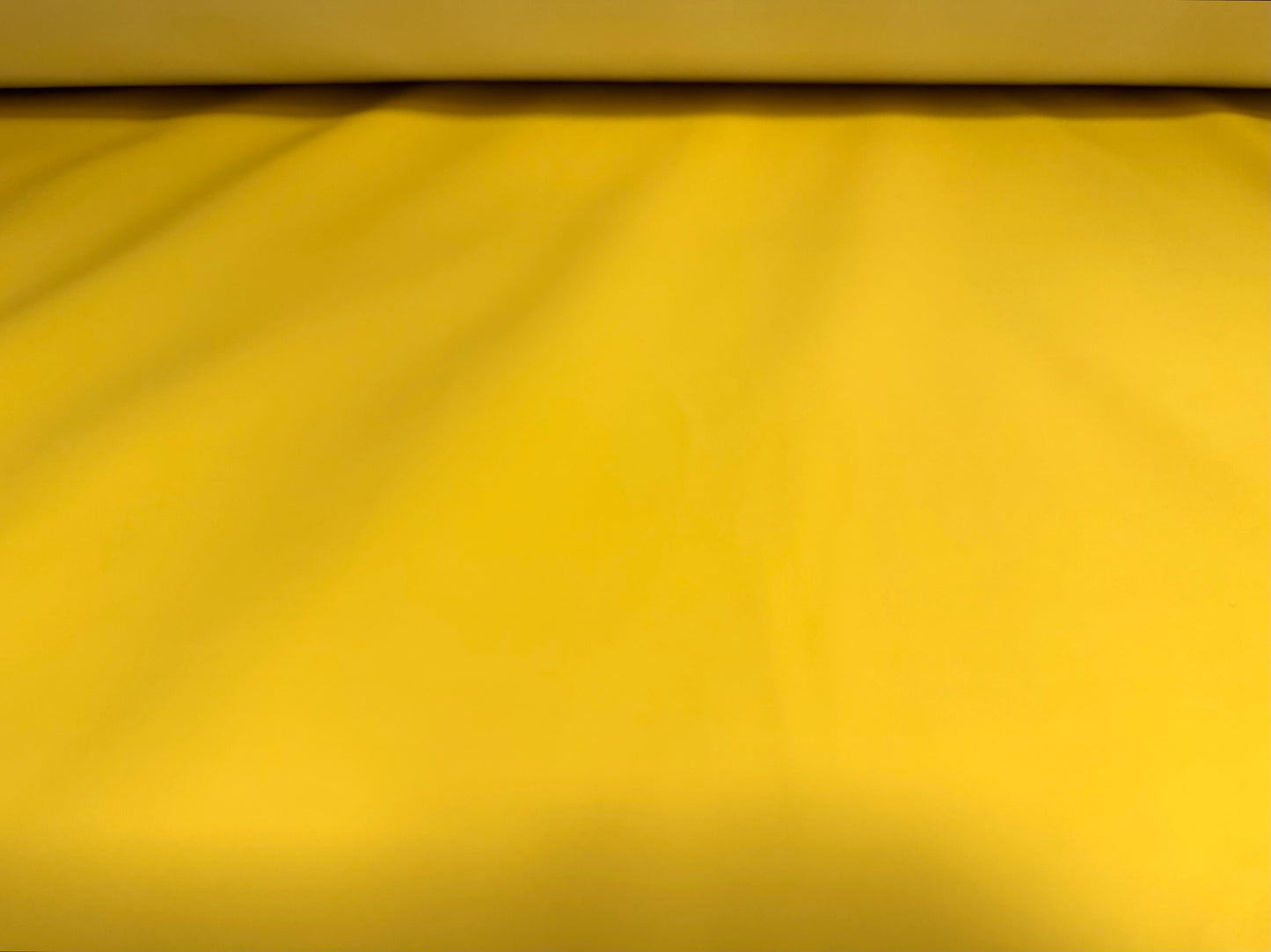 Faux leather pvc coated fabric, per metre - plain - curry