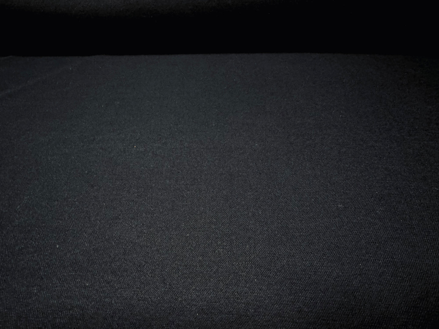 Valencia crepe fine knit jersey fabric, per metre - plain - black