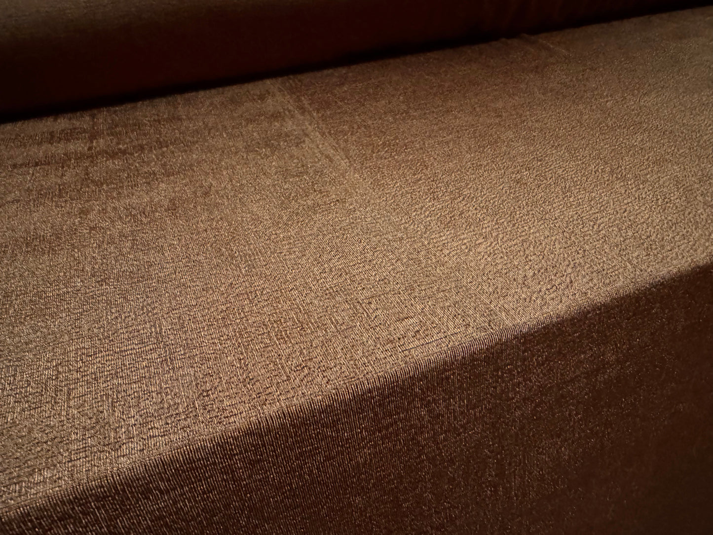 Slinky Stretch spandex jersey fabric, per metre - plain - chocolate brown