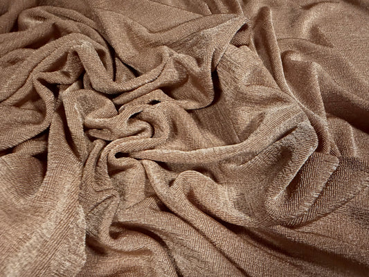 Slinky stretch spandex jersey fabric, per metre - nude