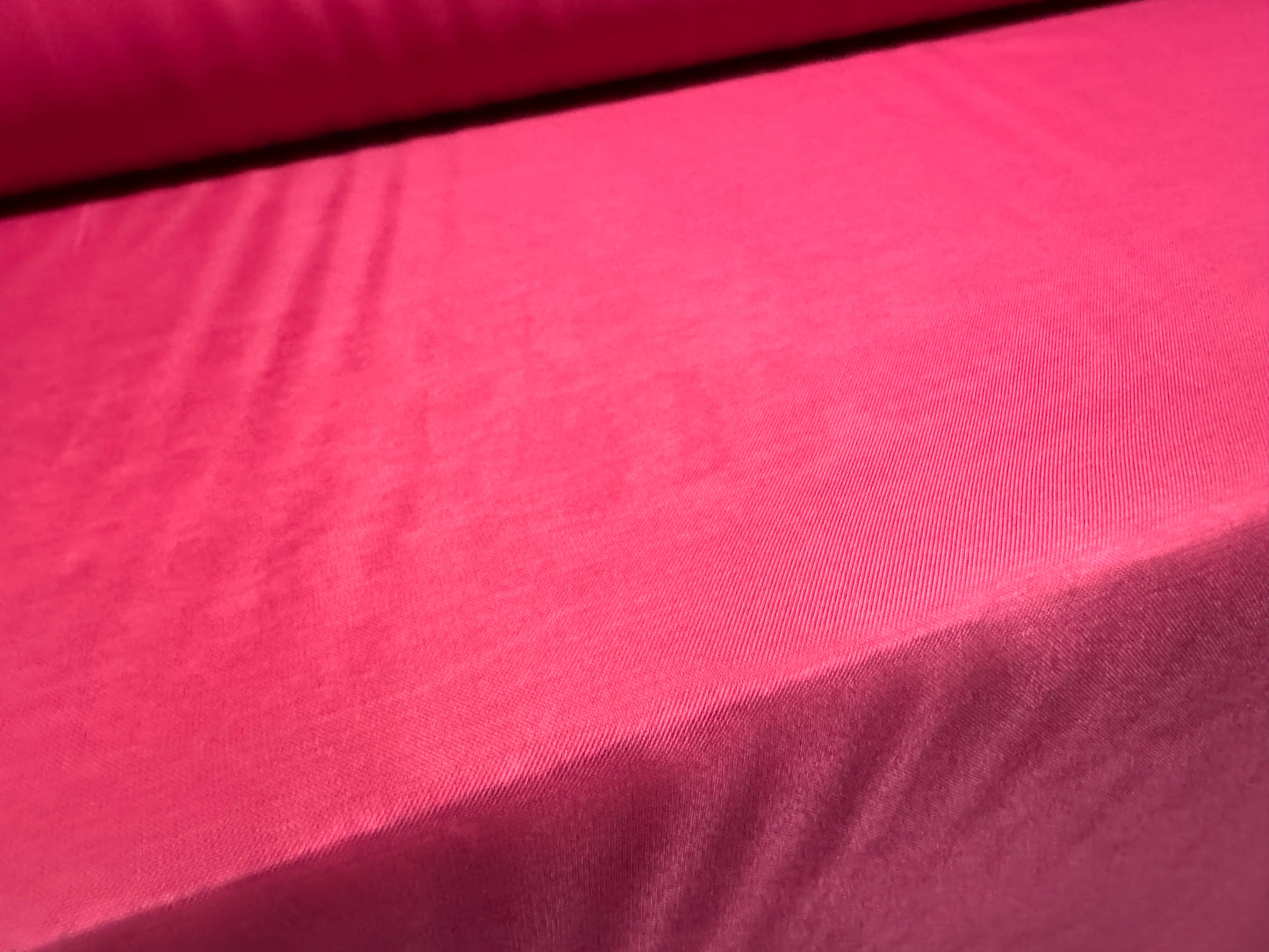 Lightweight voile fabric, per metre - plain - cerise pink