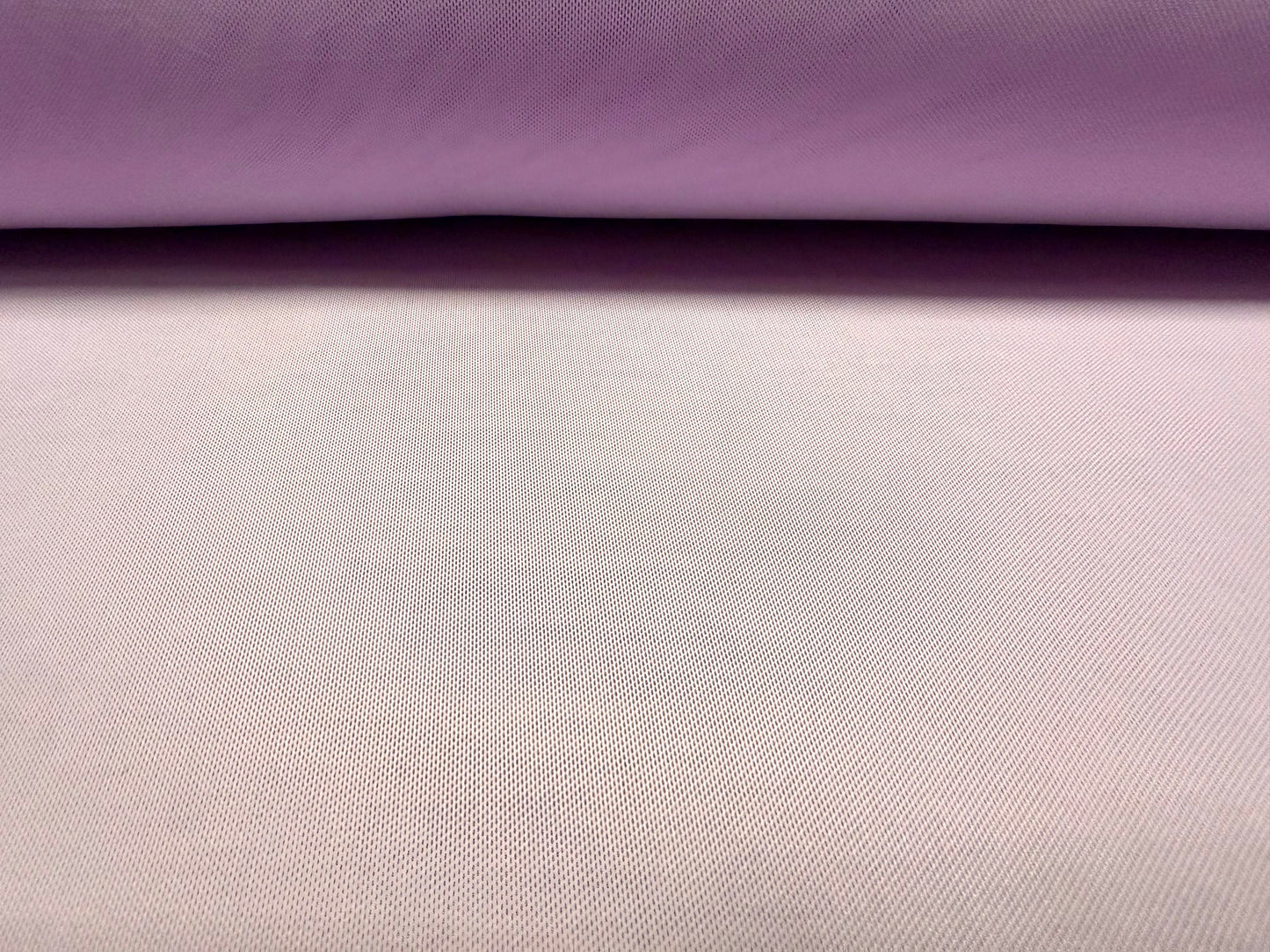Power mesh net stretch spandex fabric, per metre - plain - wisteria lilac